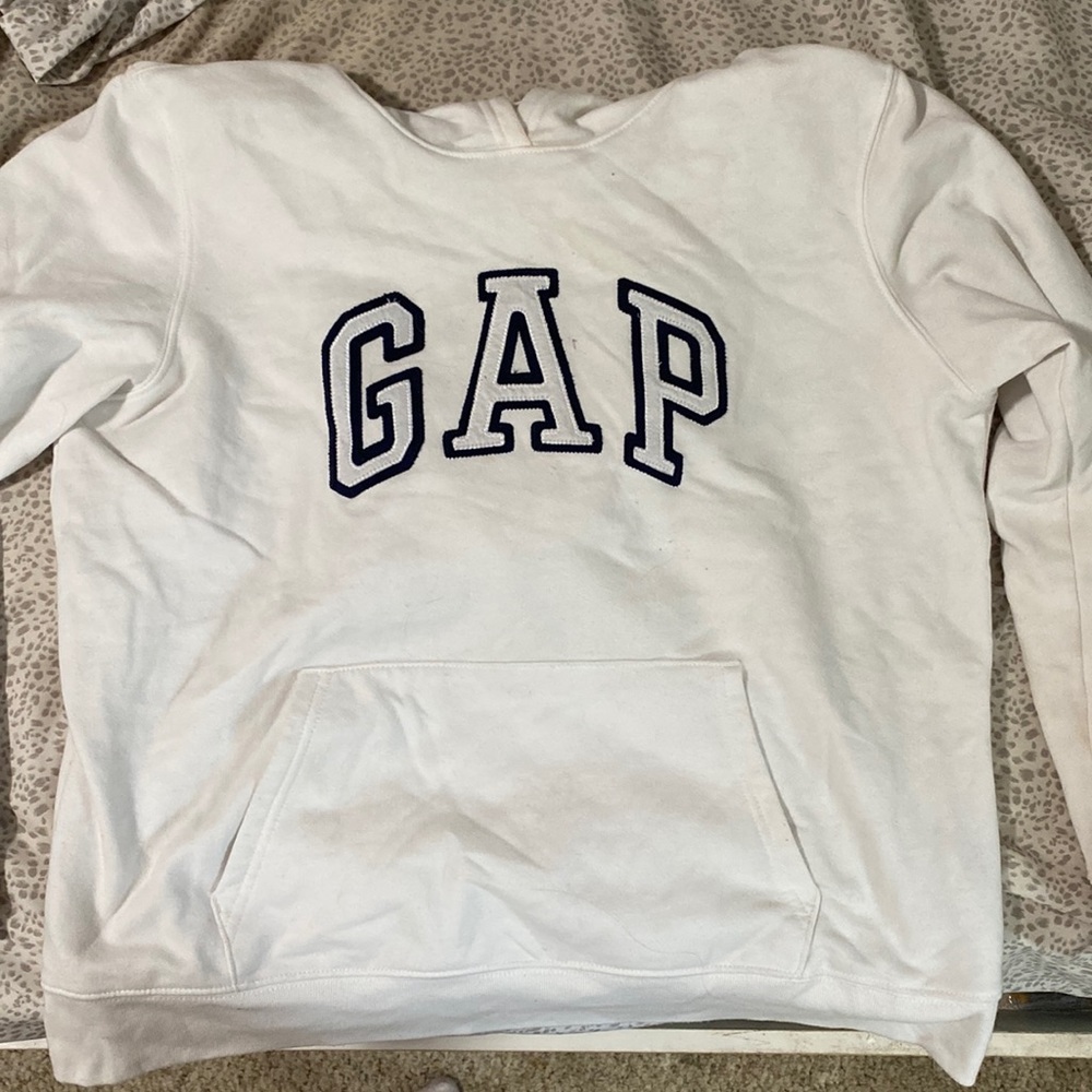 White large gap sweatshirt
